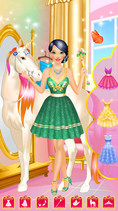 Magic Princess - Girls Makeup & Dressup Salon Game - Screenshot 2