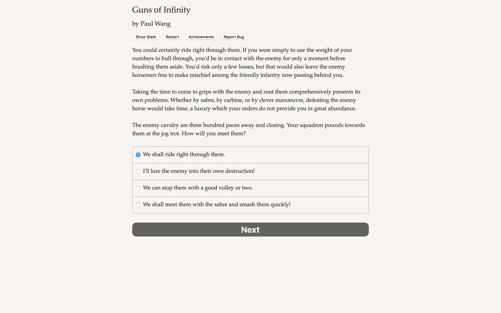 Guns of Infinity - Screenshot 1