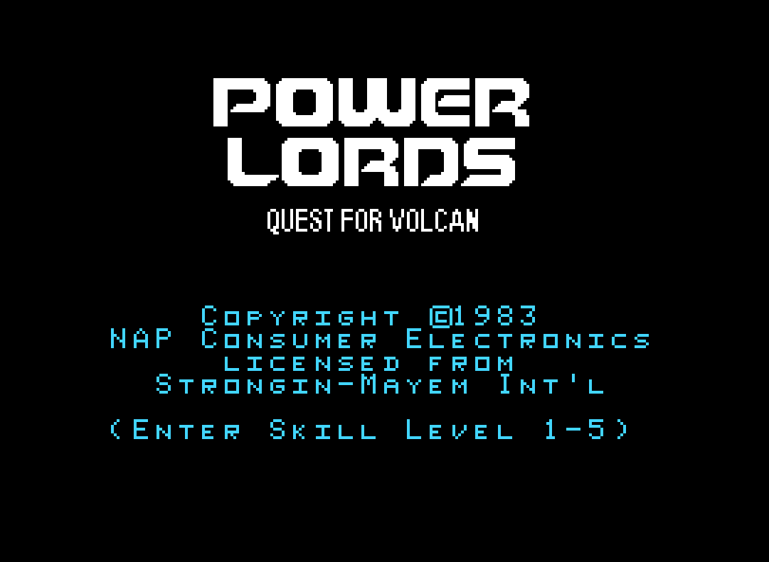 Game cover: Power Lords - Quest for Volcan
