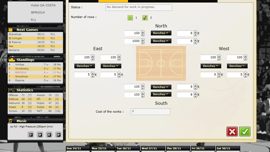 Basketball Pro Management 2014 Screenshot