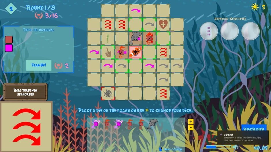 Rolling in the Reef Screenshot