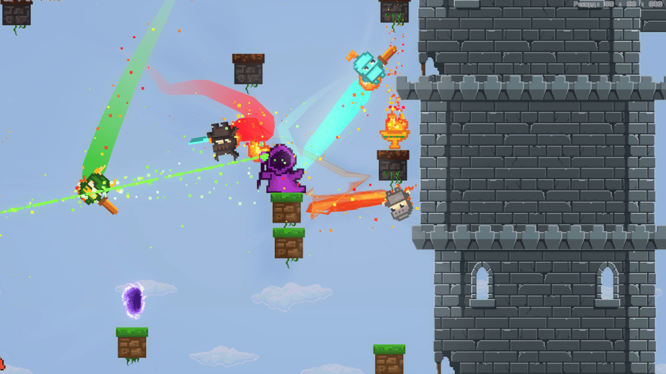Flaming Pixels Screenshot