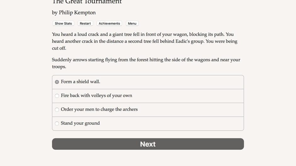 The Great Tournament Screenshot