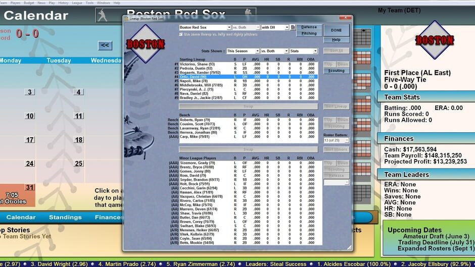 Baseball Mogul 2015 Screenshot