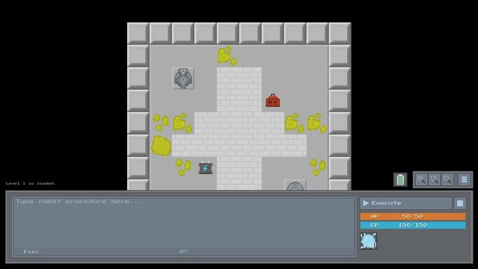 Sequence - Robot programming simulator screenshot