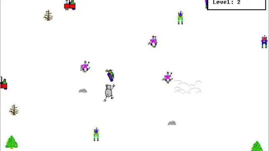 SkiFree, captura de tela 4