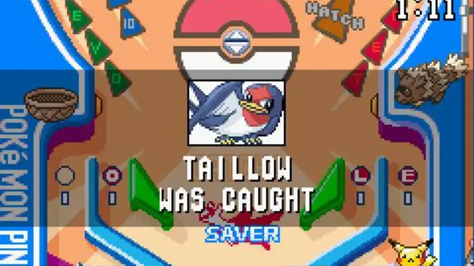 Pokémon Pinball: Ruby & Sapphire, captura de tela 2