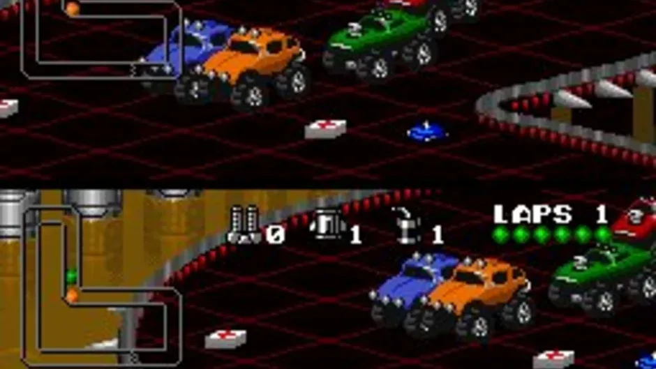 Rock n' Roll Racing, captura de tela 2