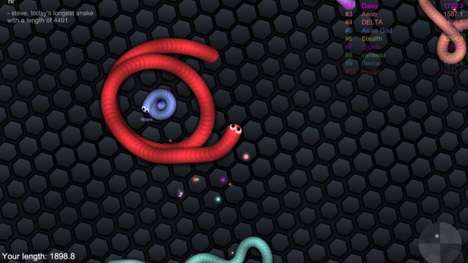 Screenshot Slither.io