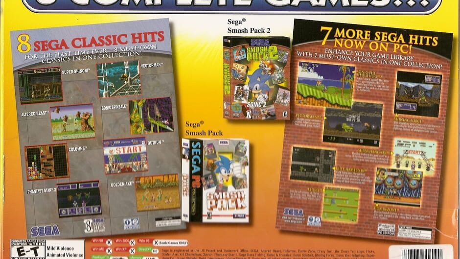 Sega Mega Pack screenshot 1