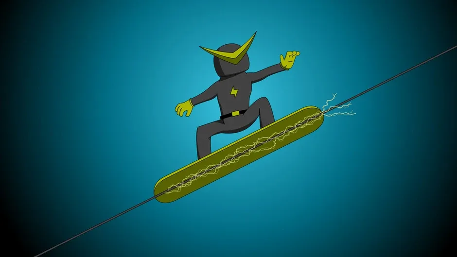 Кадър от Power Line Rider