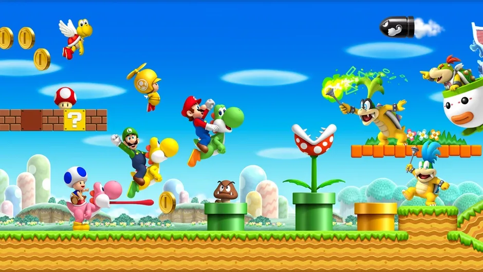 Кадър от New Super Mario Bros. Wii
