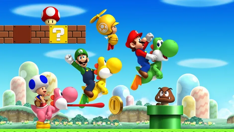 Кадър от New Super Mario Bros. Wii