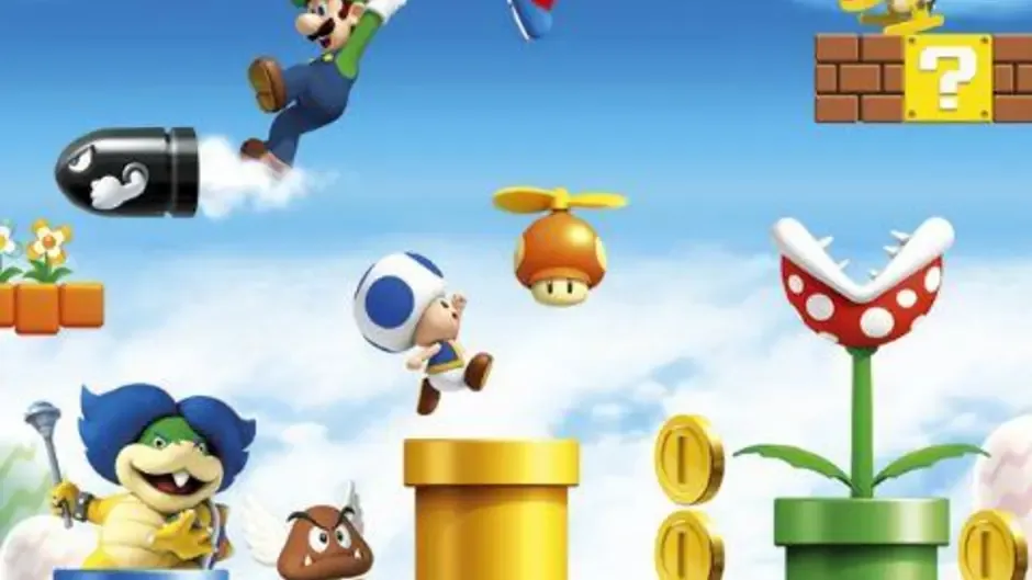 Кадър от New Super Mario Bros. Wii