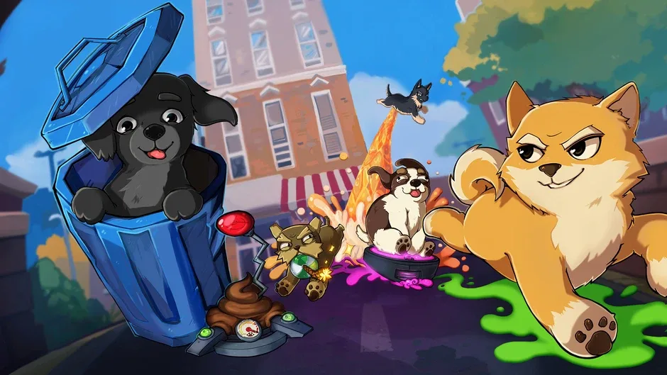 Кадър от DOBA: Dogs Battle Arena