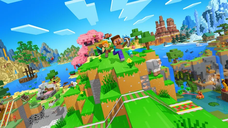 Кадър от Minecraft
