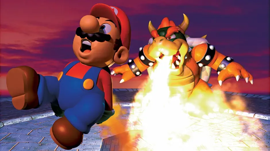 Кадър от Super Mario 64