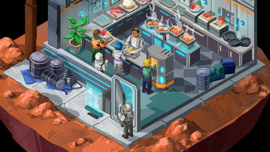 Кадър от Mars Base Alley