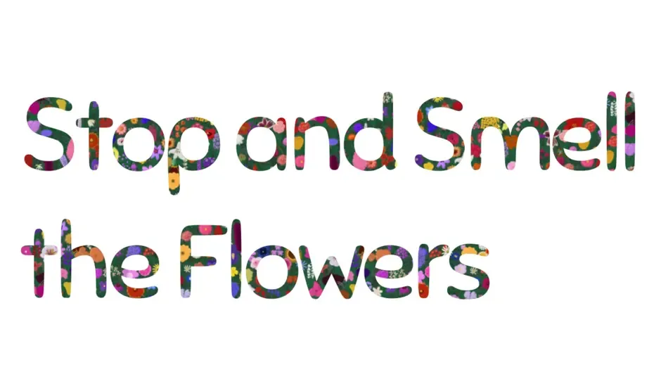 Кадър от Stop and Smell the Flowers