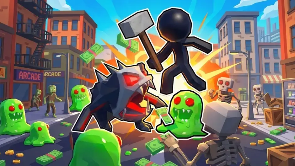 Кадър от Stickman Monster Battle 3D