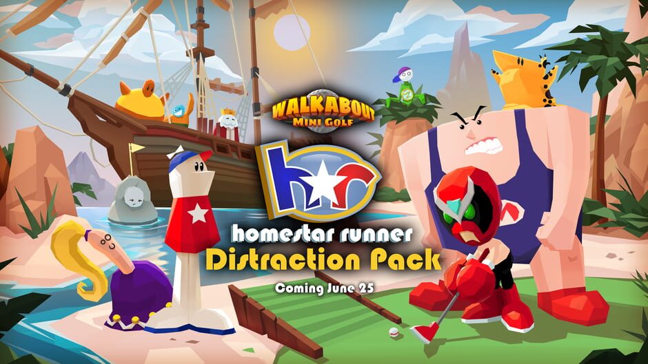 Mighty Coconut Walkabout Mini Golf: Homestar Runner Distraction Pack