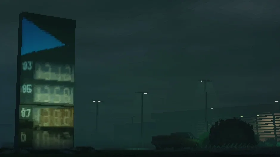 Кадър от They Stop for Gas at Night