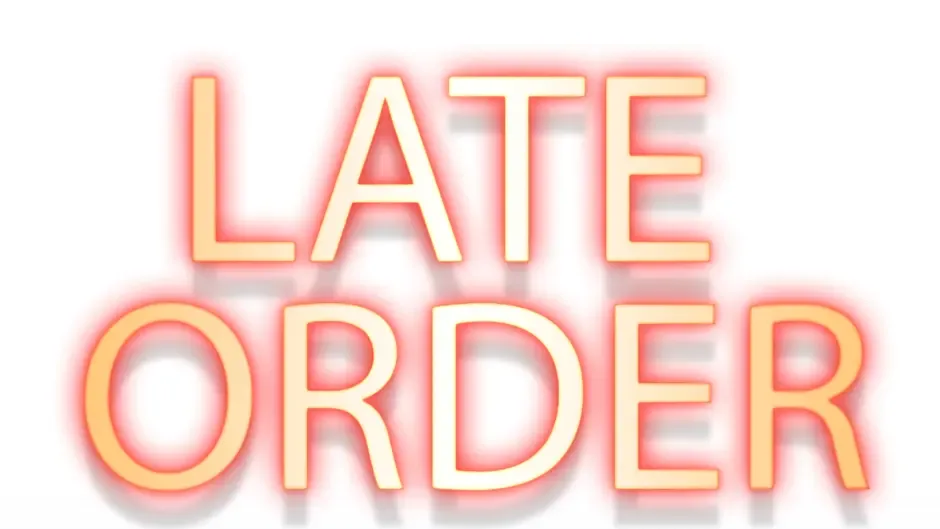 Кадър от Late Order