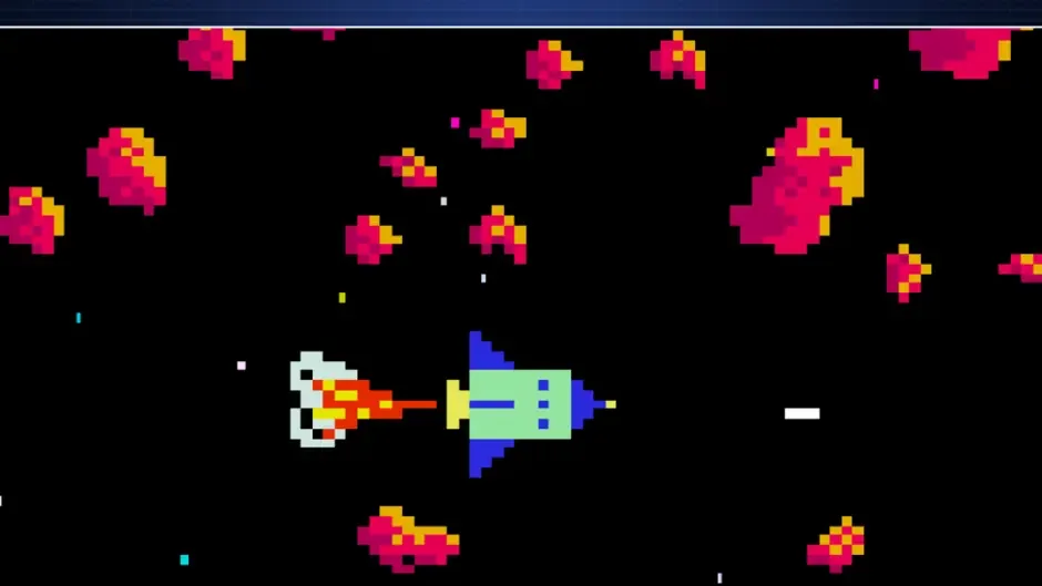 Кадър от Arcade Archives 2: Moon Shuttle