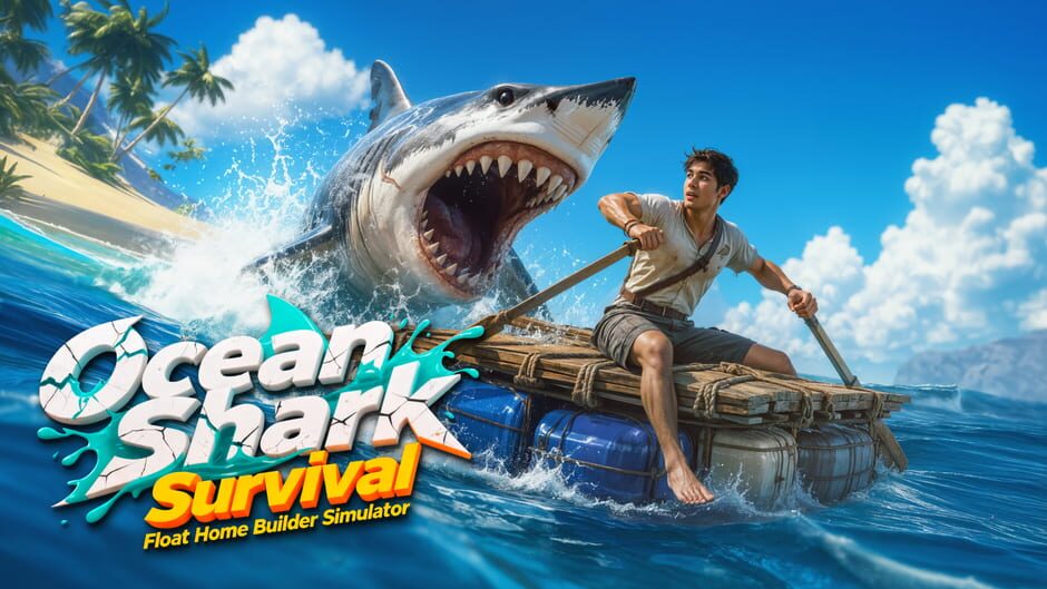 Ocean Shark Survival: Float Home Builder Simulator