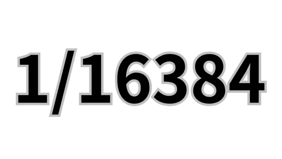 Кадър от 1/16384