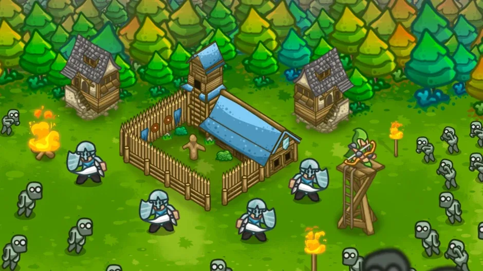 Кадър от Kingdoms vs. Zombies