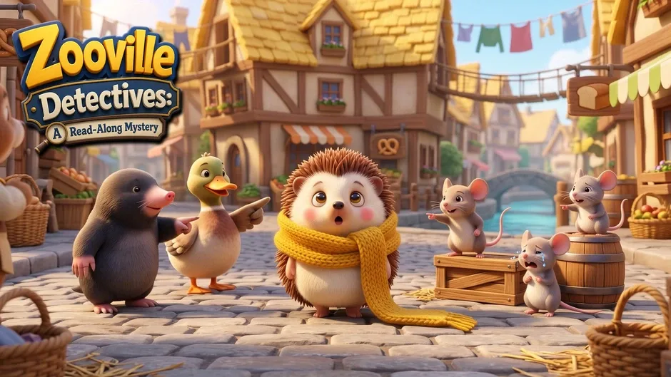 Кадър от Zooville Detectives: A Read-Along Mystery