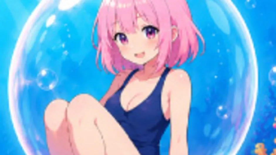 Кадър от Waifu Bubble