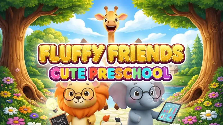 Кадър от Fluffy Friends: Cute Preschool