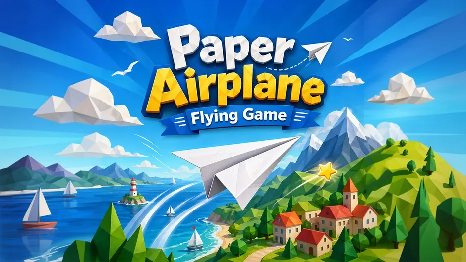 Кадър от Paper Airplane Flying Game