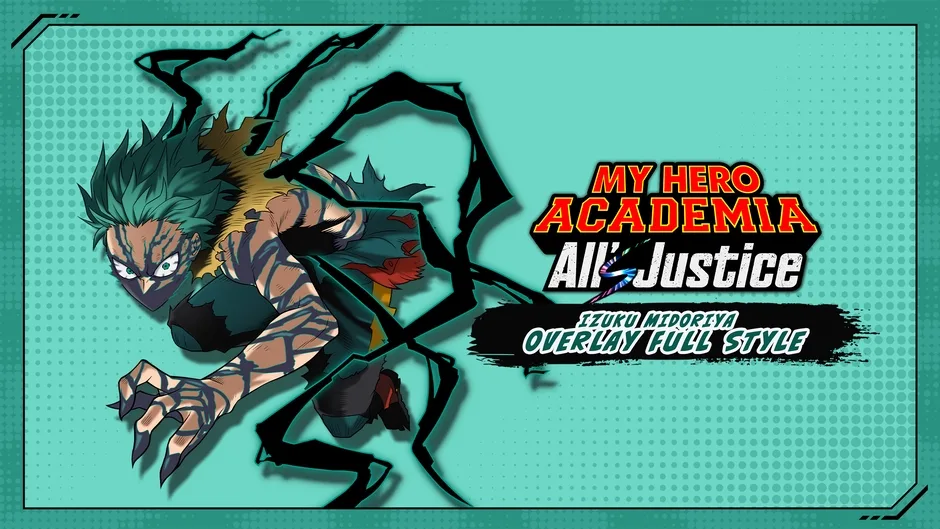 Кадър от My Hero Academia: All's Justice - Playable Character Izuku Midoriya Overlay Full Style