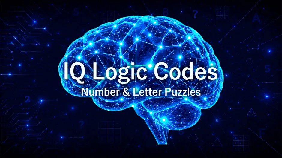 Кадър от IQ Logic Codes: Number & Letter Puzzles