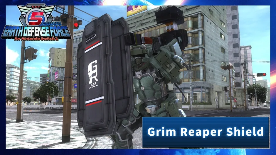 Earth Defense Force 5: Fencer Weapon - Grim Reaper Shield