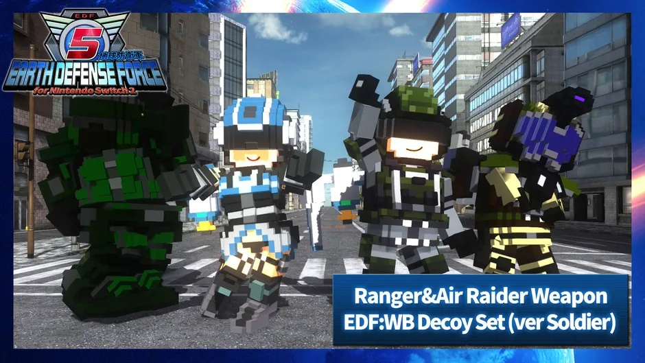Earth Defense Force 5: Ranger & Air Raider Weapon - EDF: WB Decoy Set (ver Soldier)