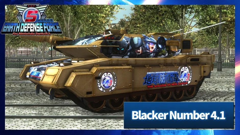 Earth Defense Force 5: Ranger Piloted Weapon - Blacker Number 4.1