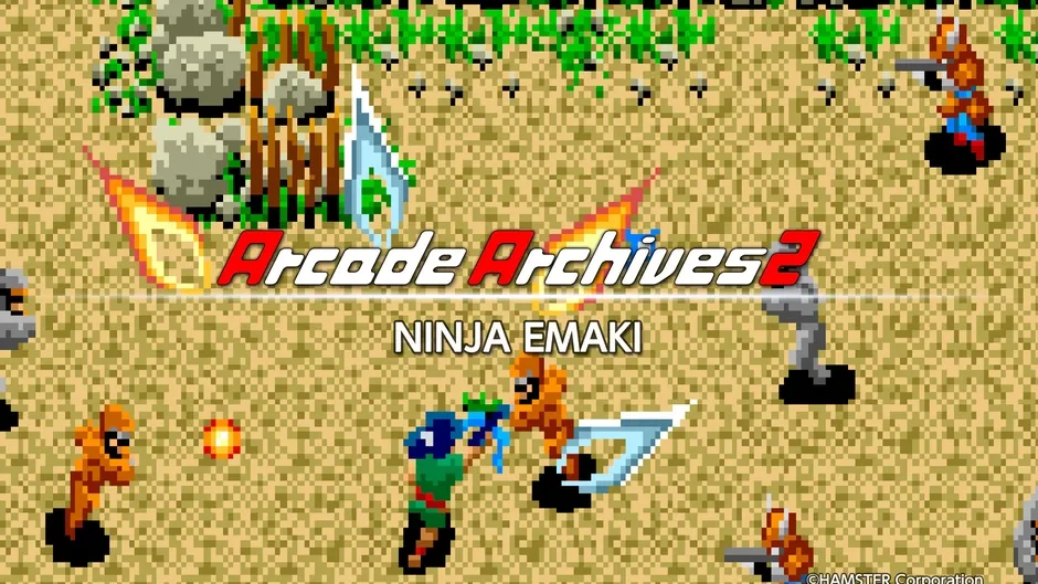Кадър от Arcade Archives 2: Ninja Emaki