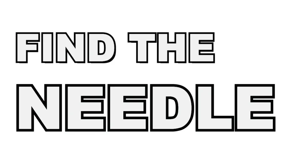 Кадър от Find The Needle