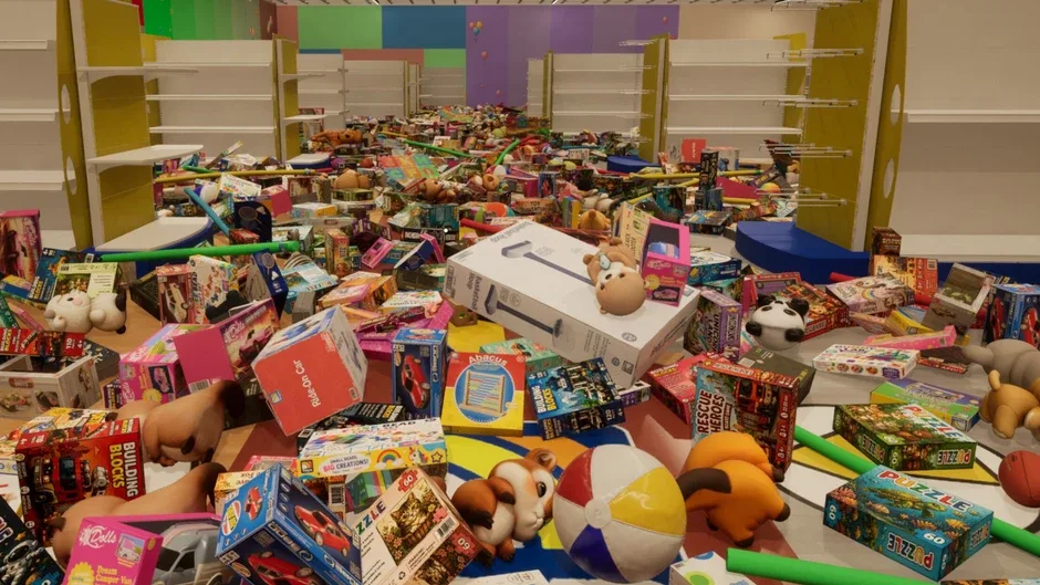Кадър от Mess in the Toy Shop