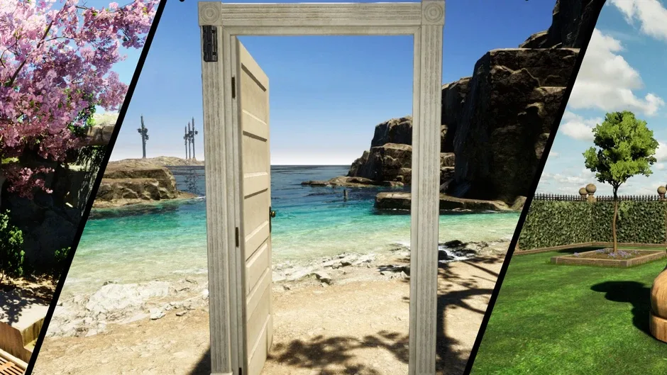 Кадър от The Clock the Queen and the Door on the Beach