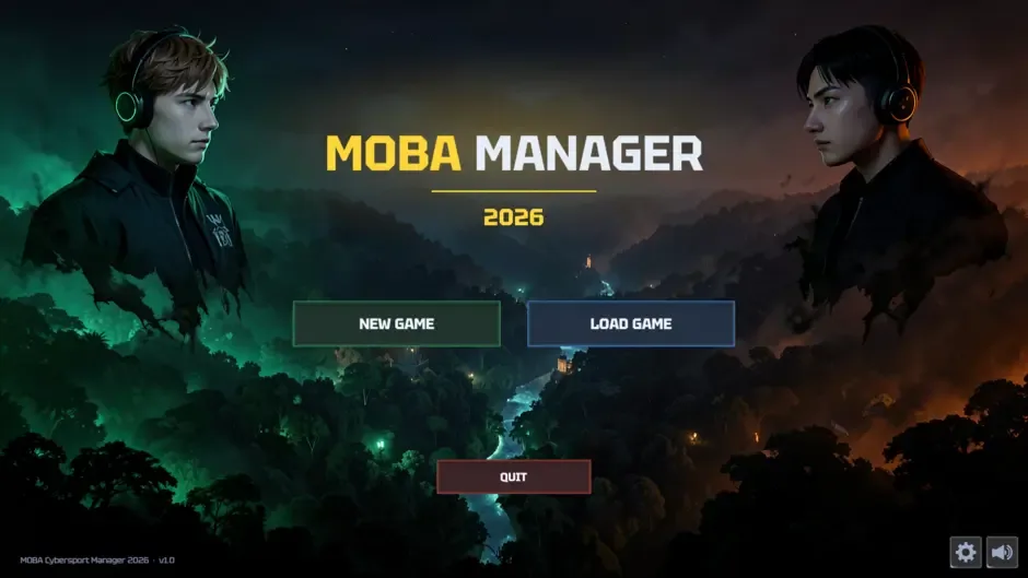 Кадър от MOBA Manager 2026