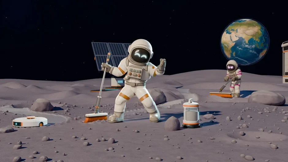 Кадър от Moon Sweepers