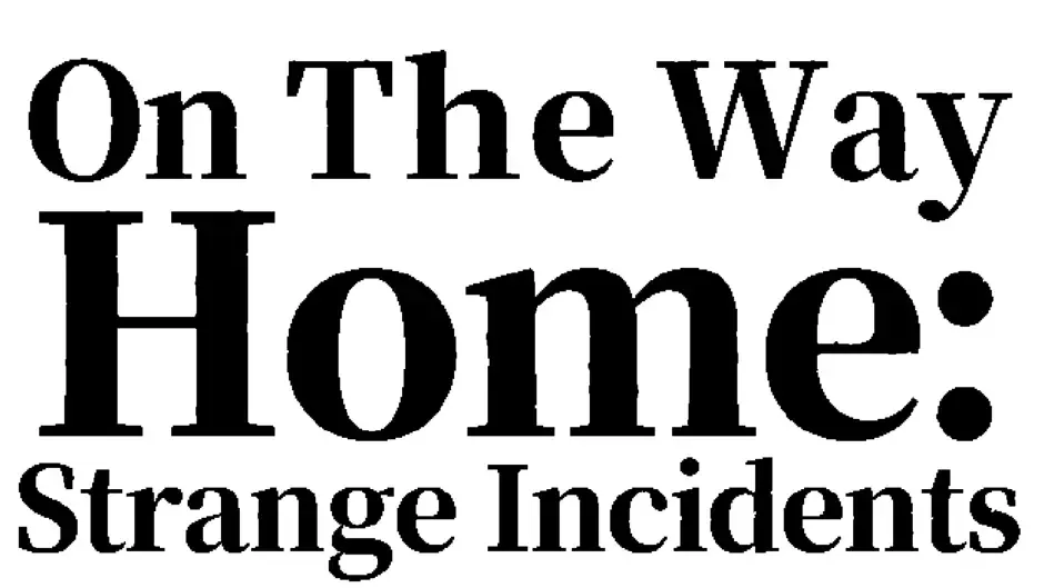 Кадър от On the Way Home: Strange Incidents
