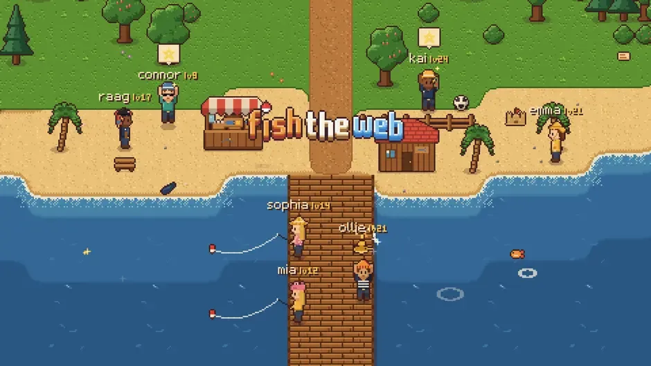 Кадър от Fish the Web