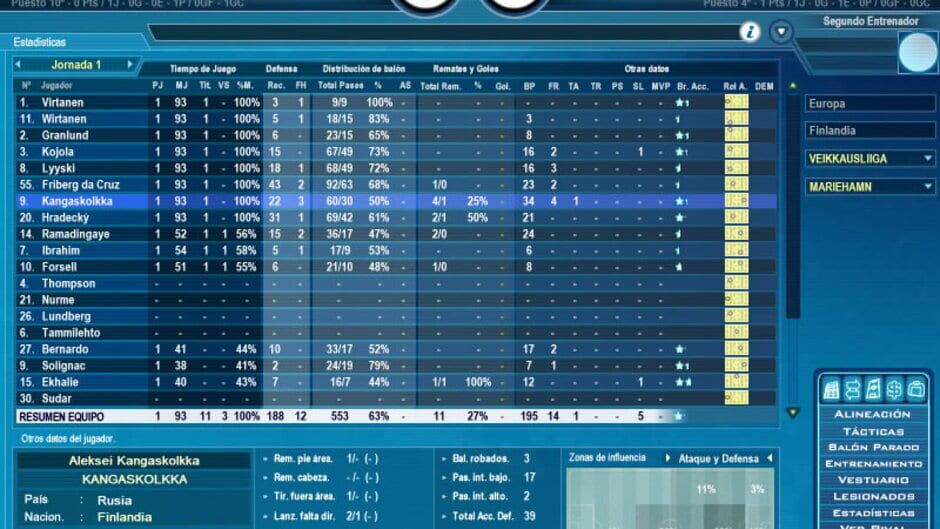 Unifutbol screenshot