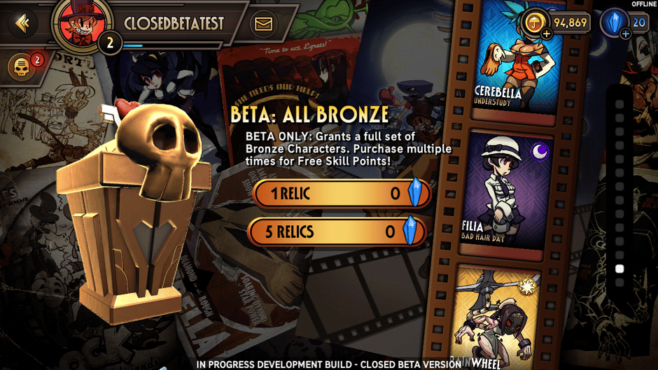 Skullgirls Mobile Screenshot